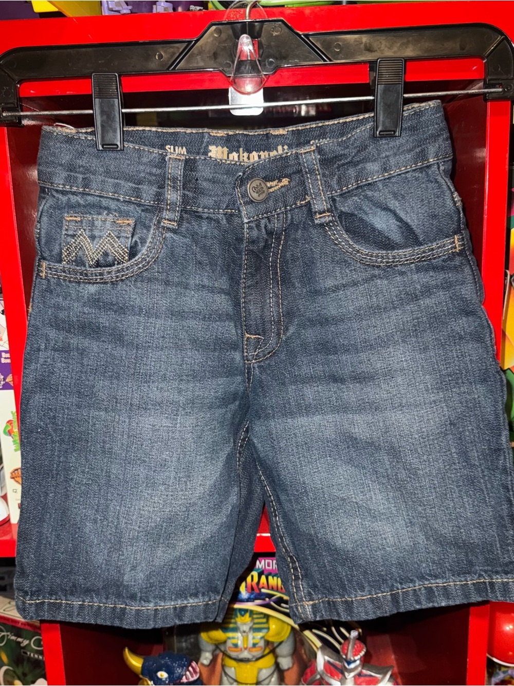 Vintage/Y2K Tupac Makaveli Brand x Toddler jean Shorts